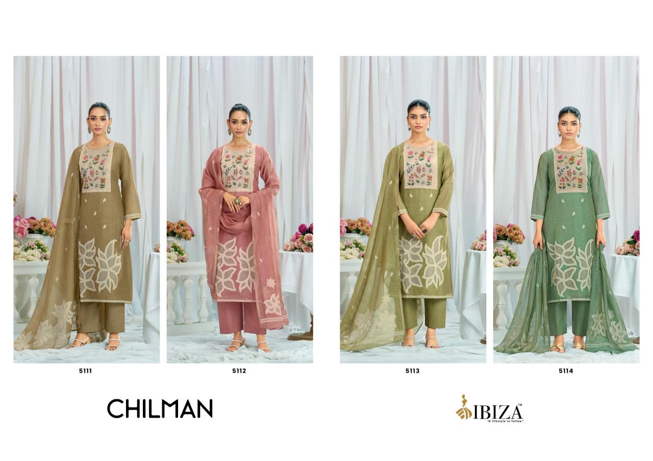 Ibiza chilman designer dress materials wholesale in mumbai